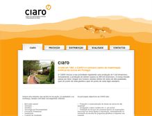Tablet Screenshot of ciaro.pt